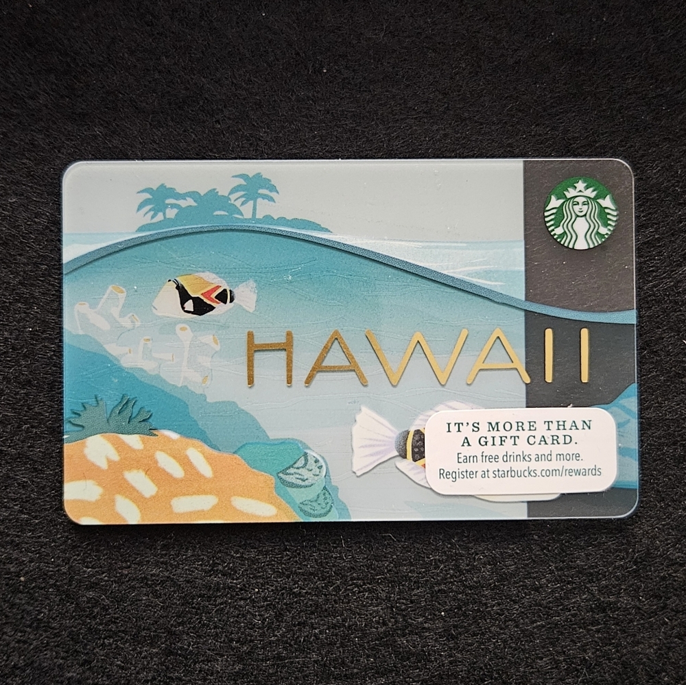 Starbucks Card - Hawaii 2014 - Traditional Plastic